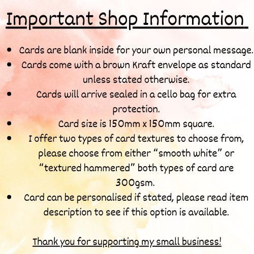 Personalised New Baby Boy Card