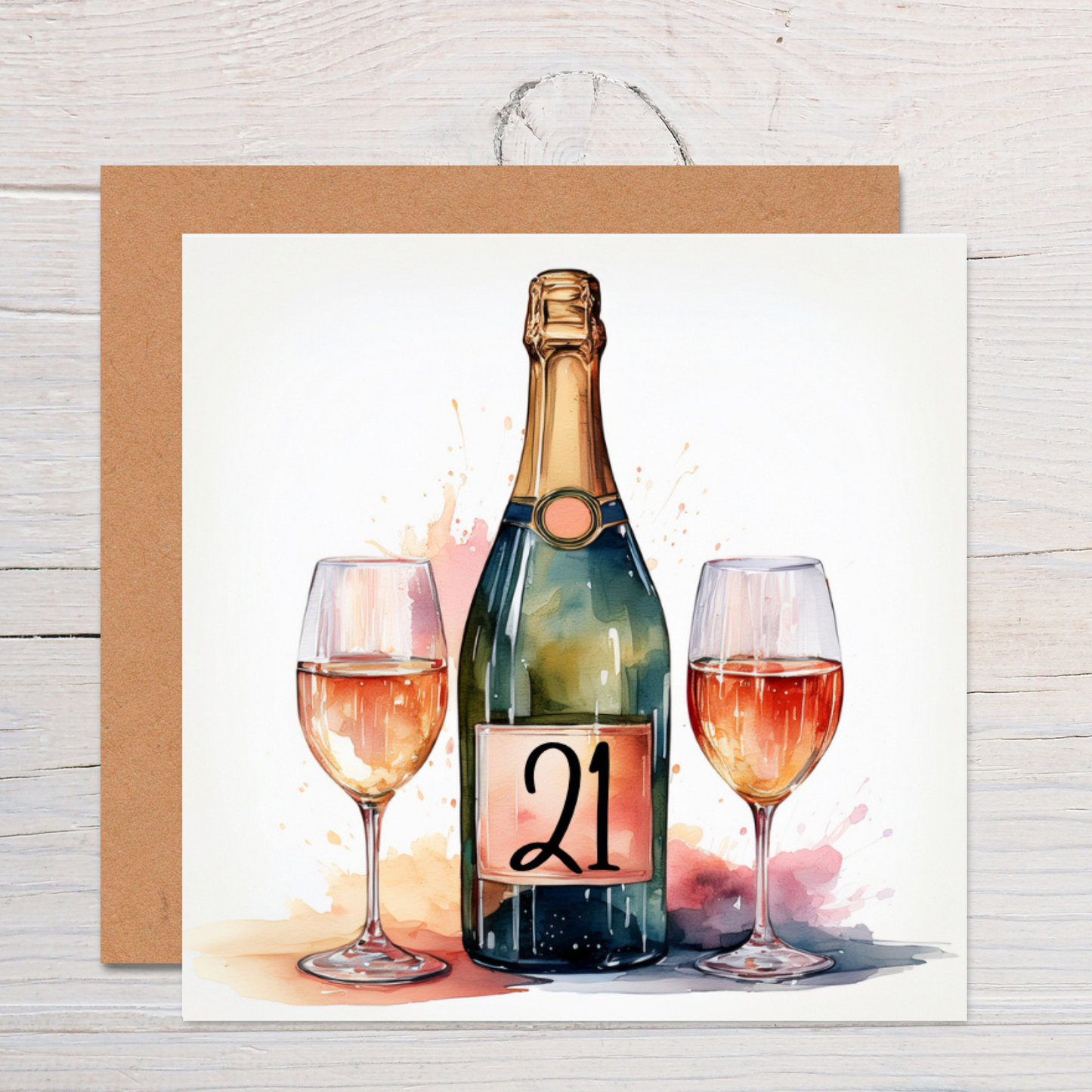 Milestone Birthday Card: 18th, 21st, 30th, 40th, 50th, 60th, 70th, 80th, 90th