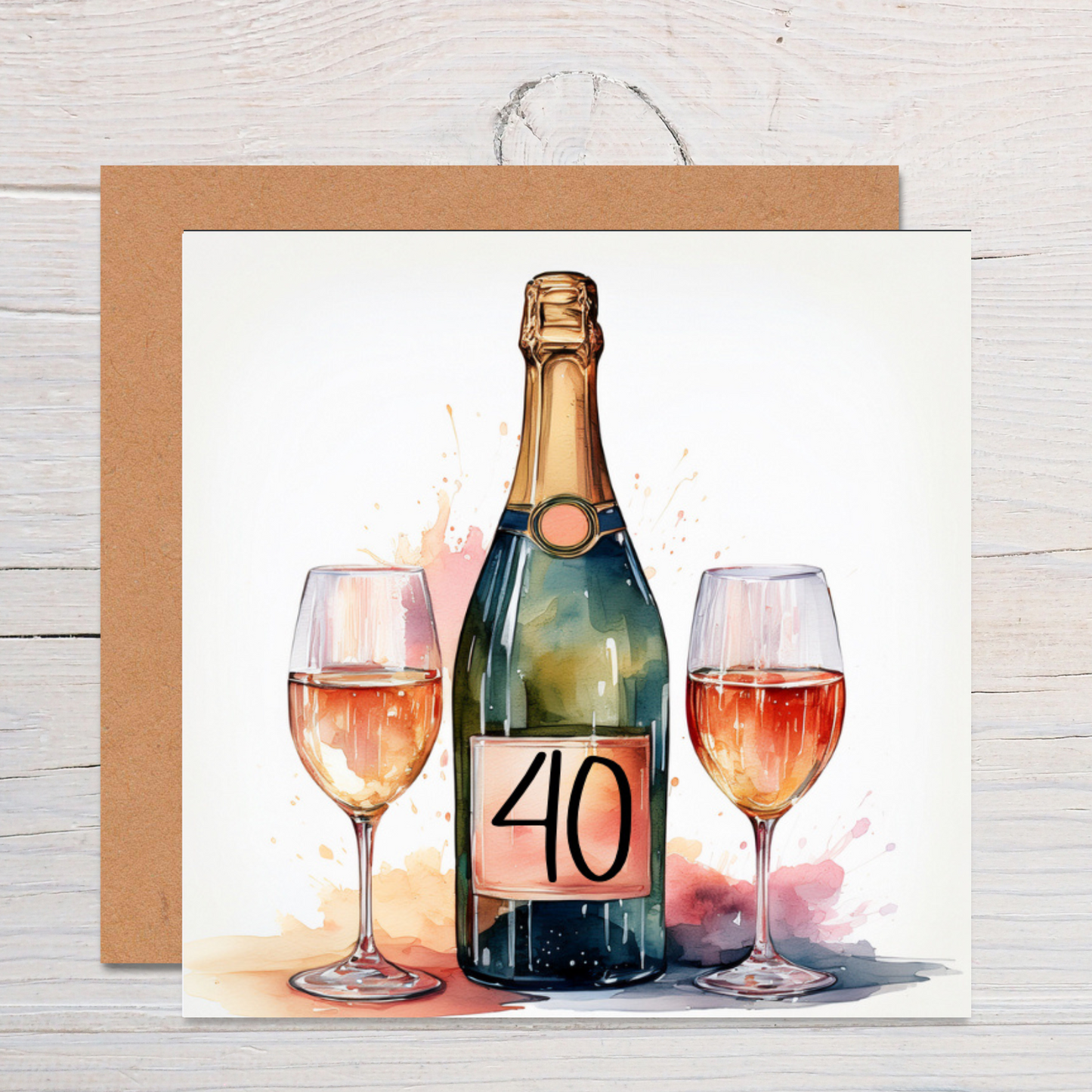 Milestone Birthday Card: 18th, 21st, 30th, 40th, 50th, 60th, 70th, 80th, 90th