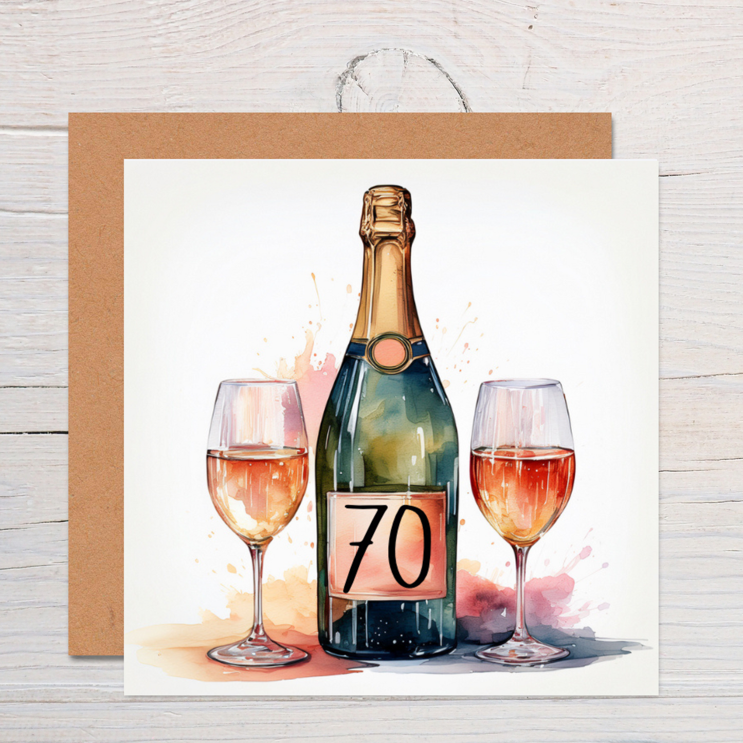 Milestone Birthday Card: 18th, 21st, 30th, 40th, 50th, 60th, 70th, 80th, 90th