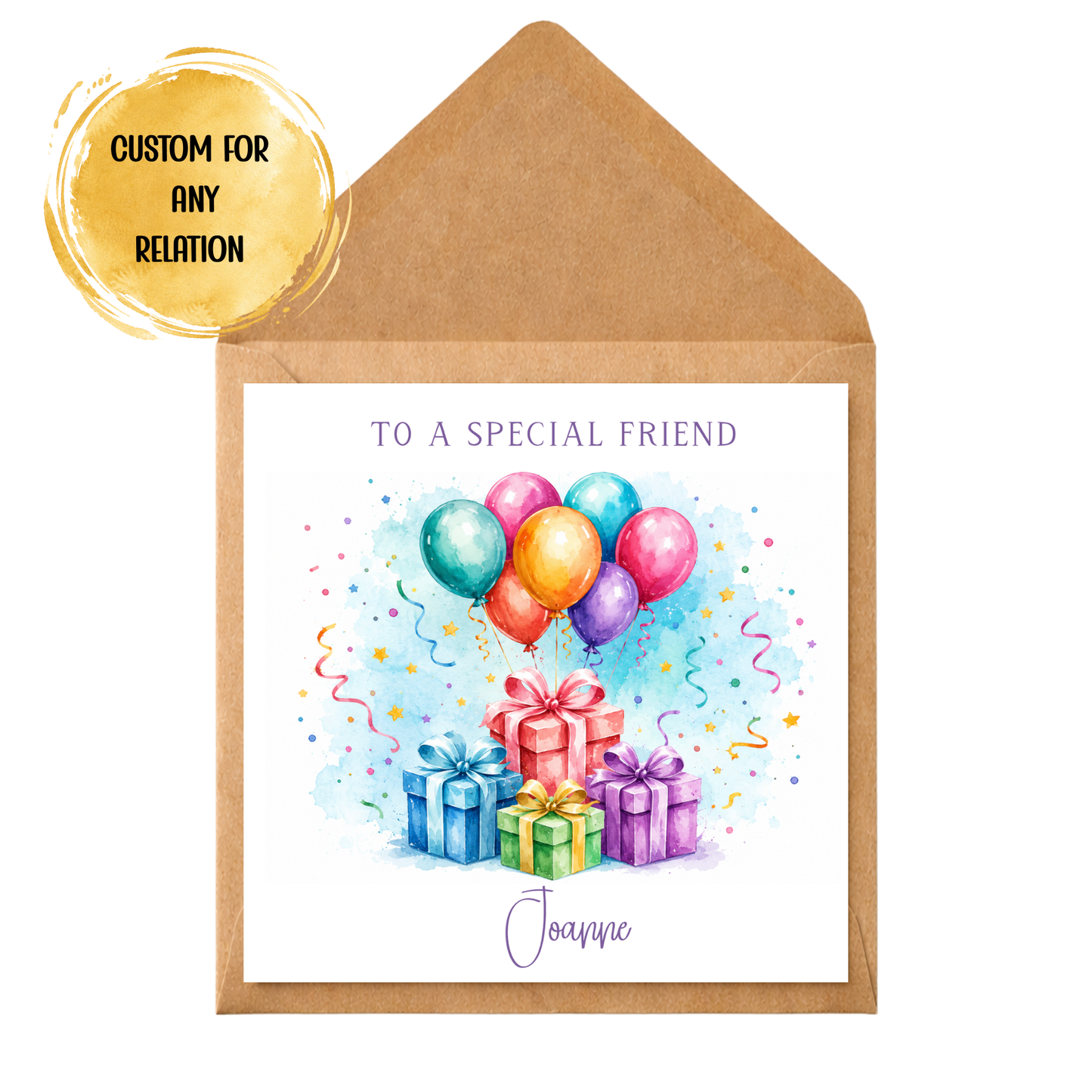 Personalised Special Friend Greeting Card