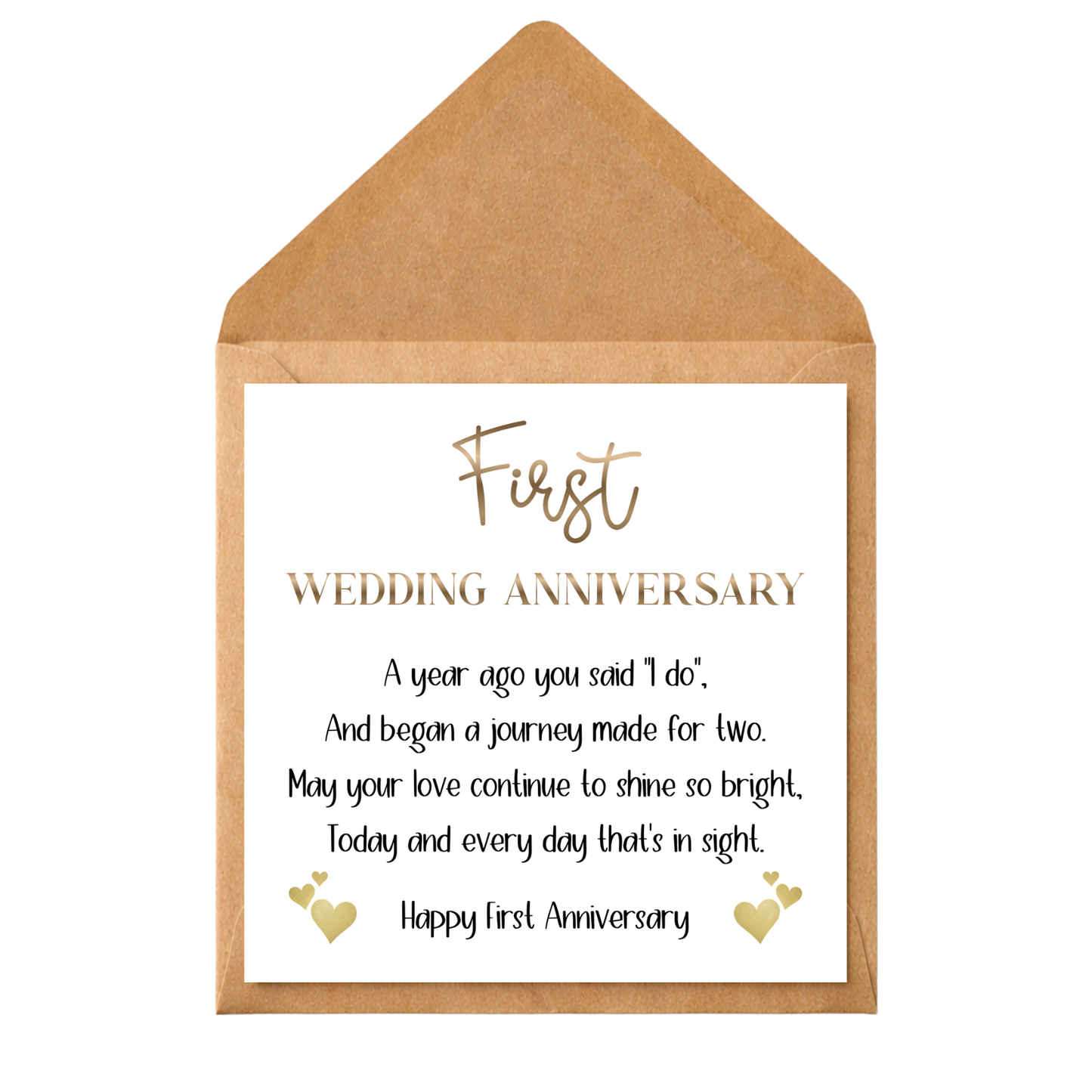 Pearl Wedding Anniversary Card | 30th Anniversary Card for Couple |1st Wedding Anniversary Card for Couple | First Anniversary Card | Happy 1 Year Married Card | Paper Anniversary Card