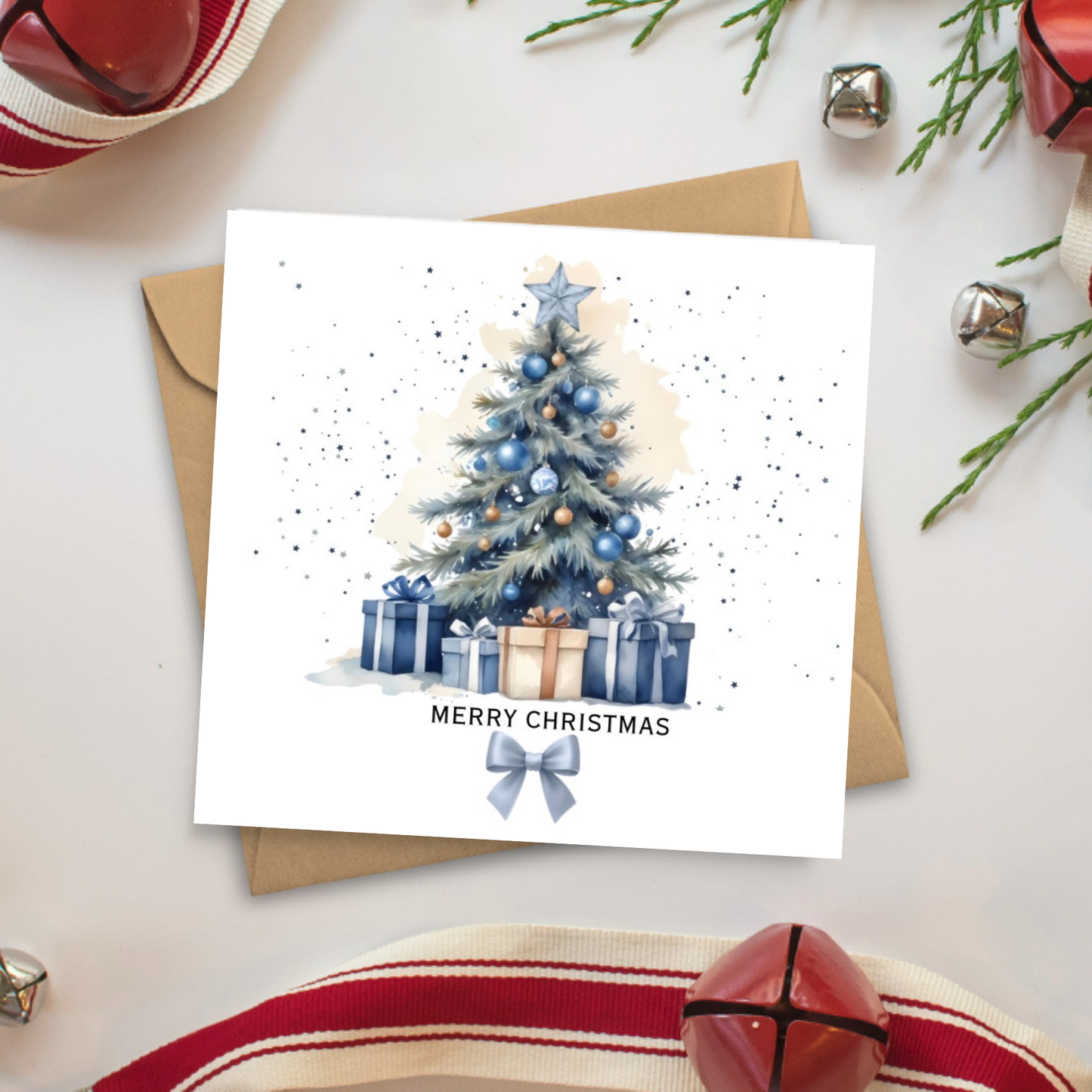 Christmas Card Multipack – Set of 5 Luxury Tree Designs | Festive Cards | Christmas Tree Cards | Merry Christmas Cards