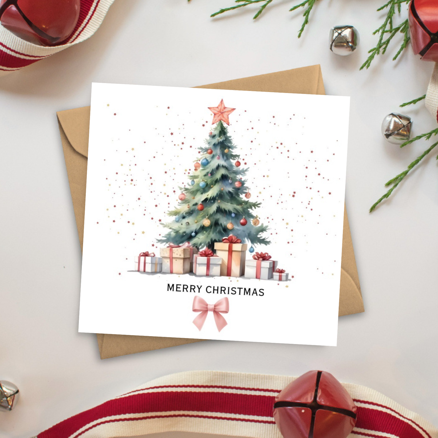 Christmas Card Multipack – Set of 5 Luxury Tree Designs | Festive Cards | Christmas Tree Cards | Merry Christmas Cards