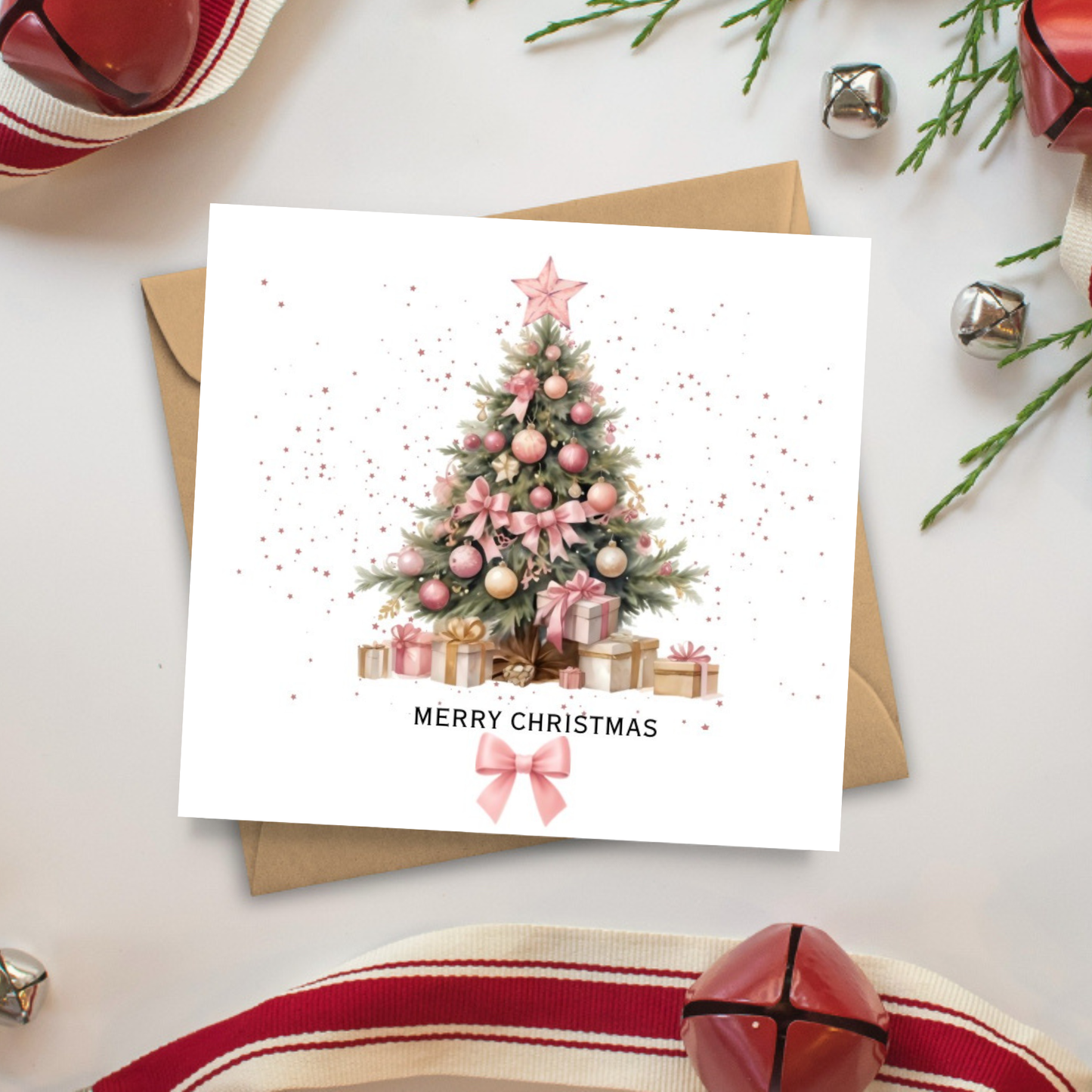 Christmas Card Multipack – Set of 5 Luxury Tree Designs | Festive Cards | Christmas Tree Cards | Merry Christmas Cards