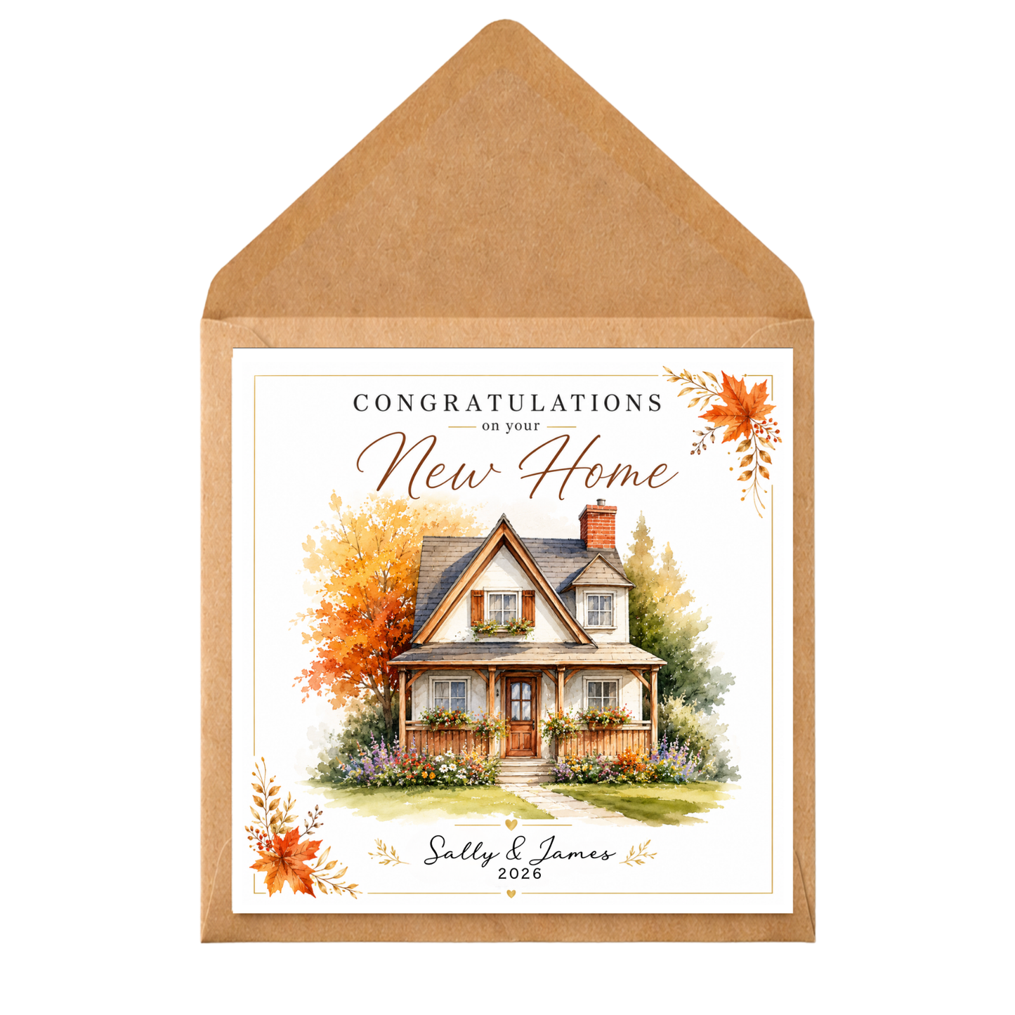 Personalised New Home Card