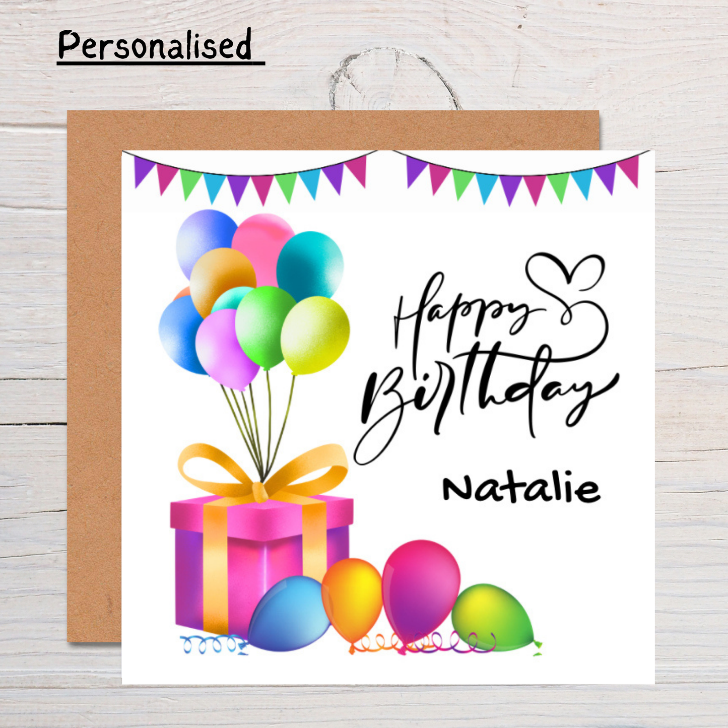 Personalised Birthday Card
