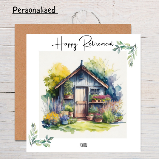 Personalised Retirement Card
