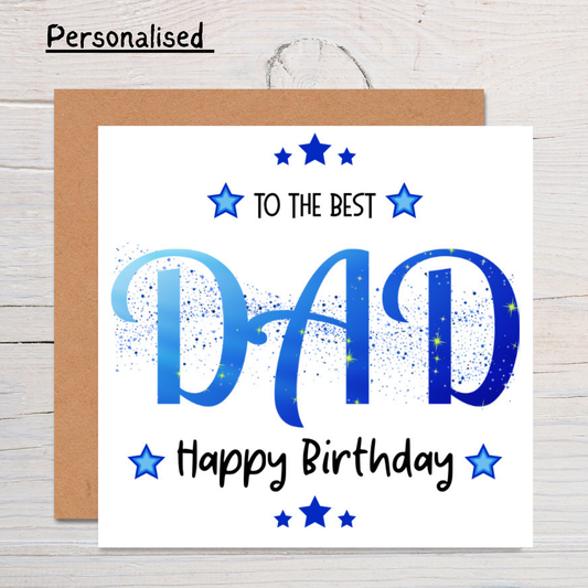 Personalised Dad Birthday Card – To The Legend That Is Dad – Funny & Heartfelt Greeting Card