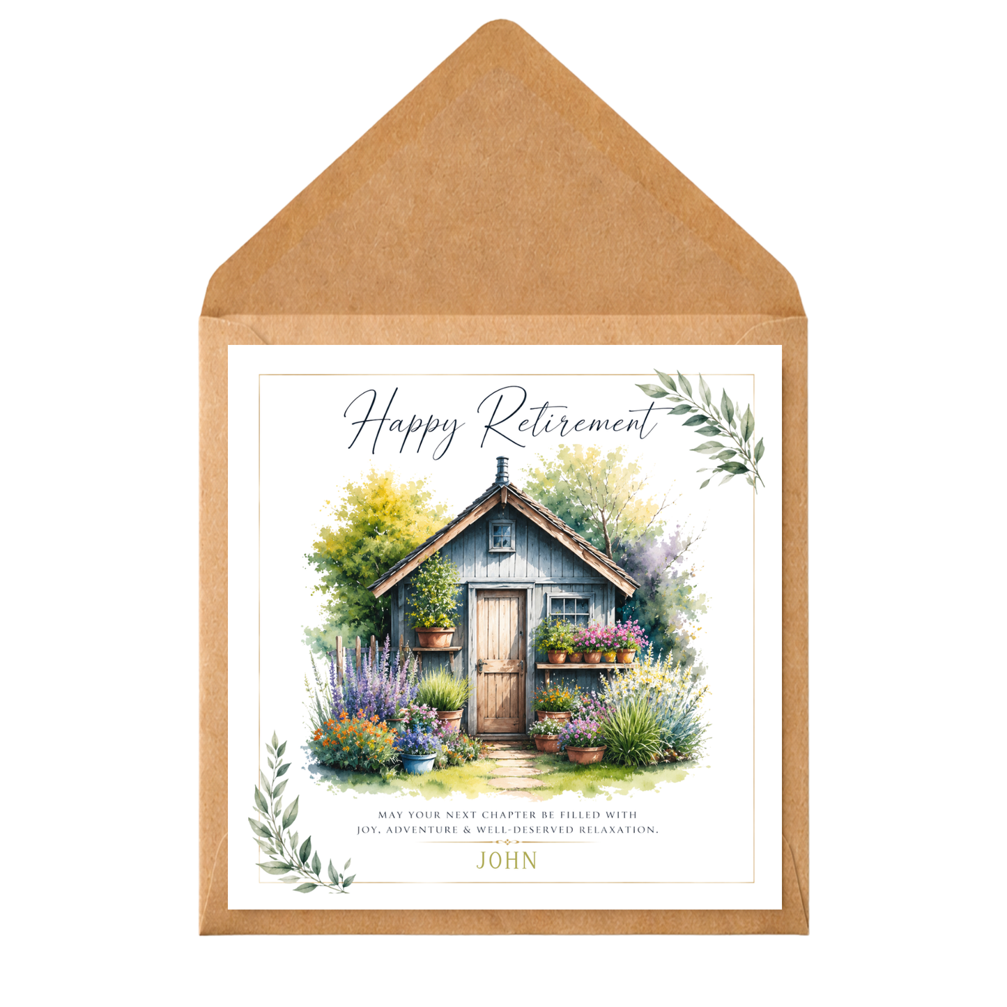 Personalised Retirement Card