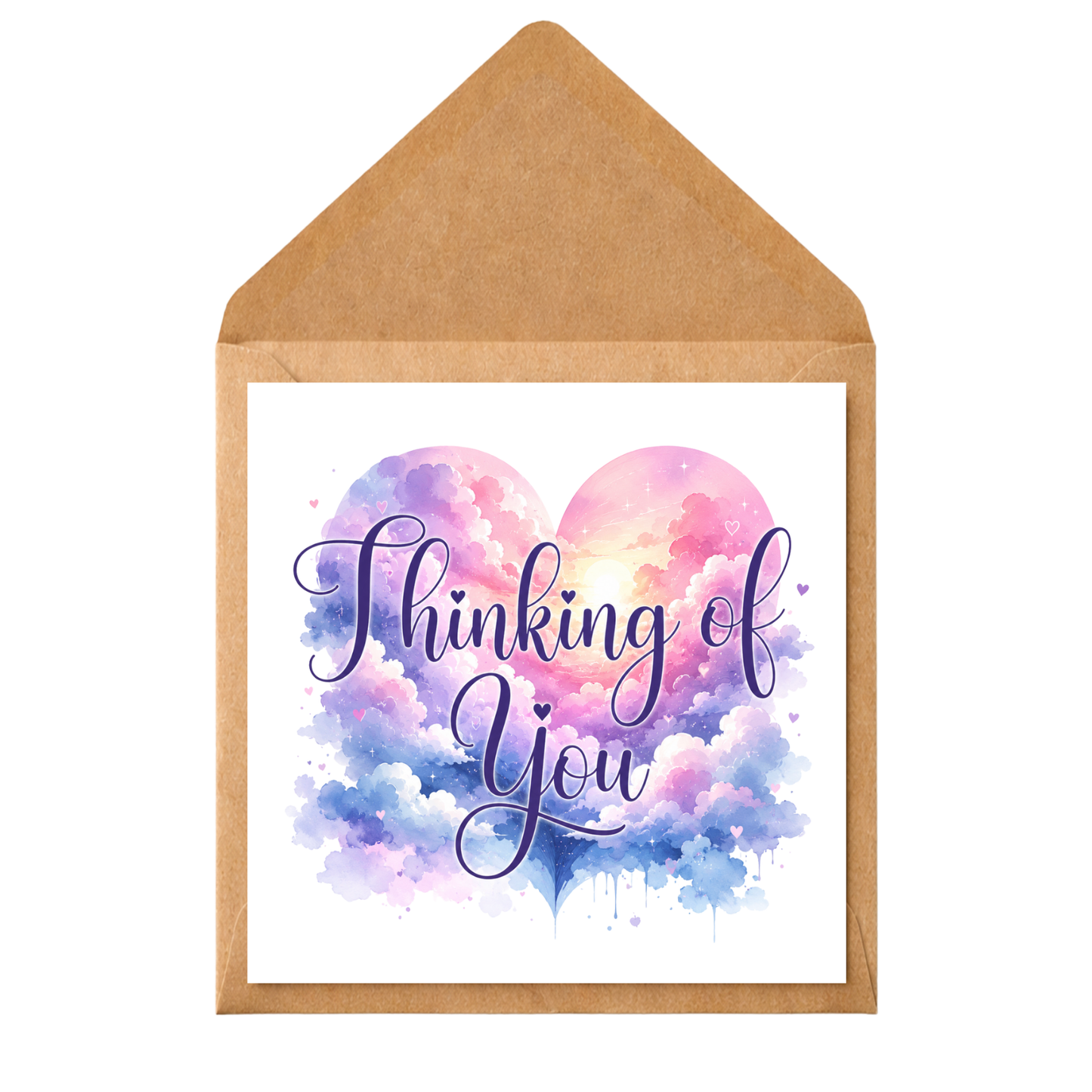 Personalised Thinking of You Card | Sympathy Card | Thinking of You Card with Name | Bereavement Card | Sending Love Card | Get Well Soon